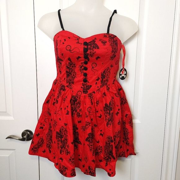 Hell Bunny Dresses & Skirts - Vintage Hell Bunny Red Mini Vanessa Dress Small